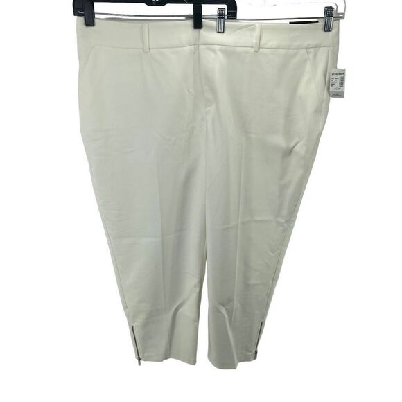 Roz & Ali Women's Signature Fit Low Waist Ankle Length Trouser Size 24W NWT - Picture 4 of 15